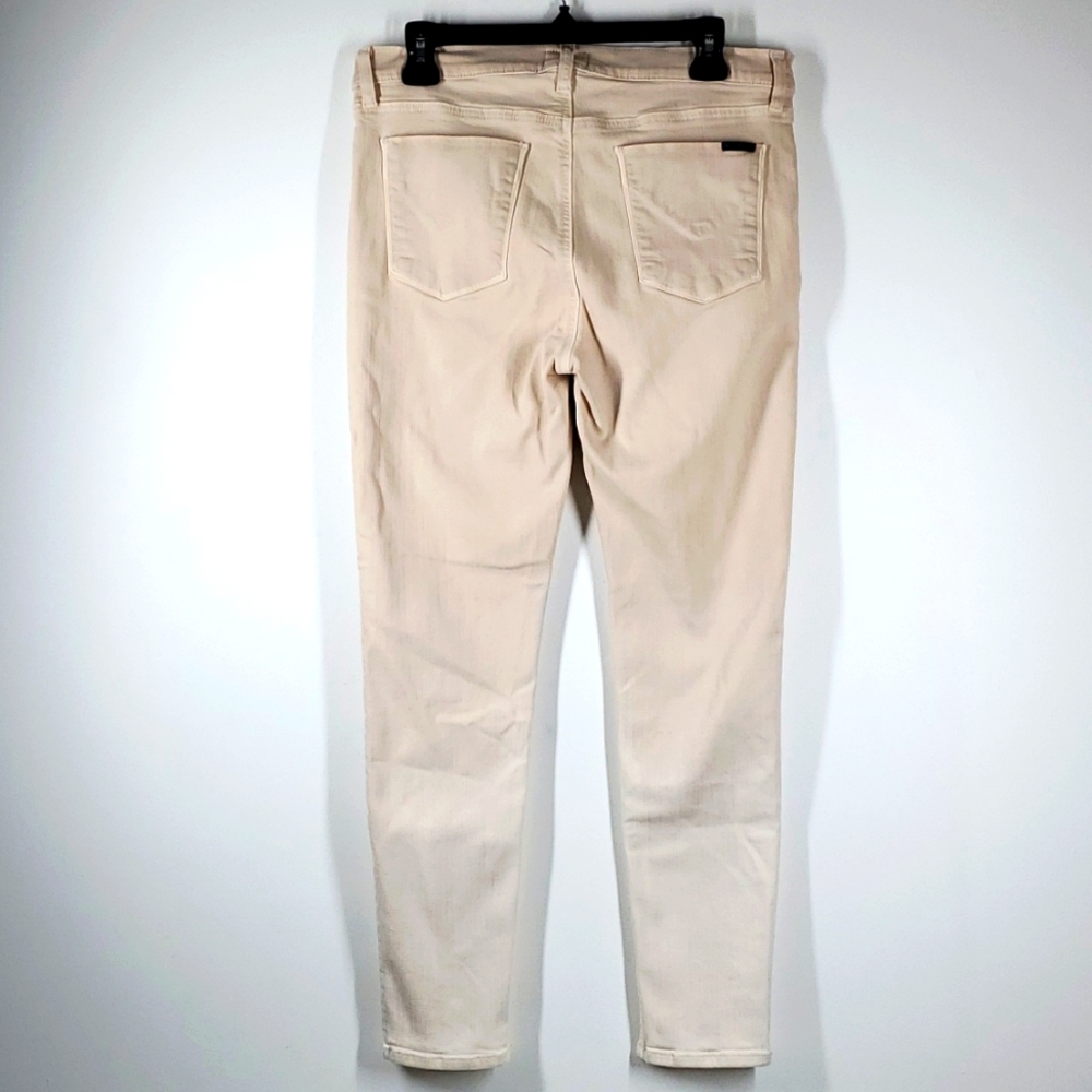 HUDSON Nico Midrise Ankle Supmer Skinny Jeggings 32 Cream NWOT Womens - Picture 13 of 14